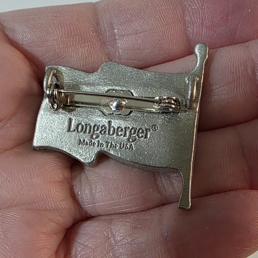 Longaberger Basket Charm Brooch Combo - Picture 4 of 7